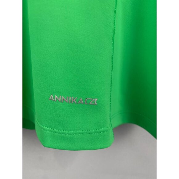 Annika Cutter & Buck Womens CB DryTec 50+ Green Polo Shirt M - Picture 3 of 6